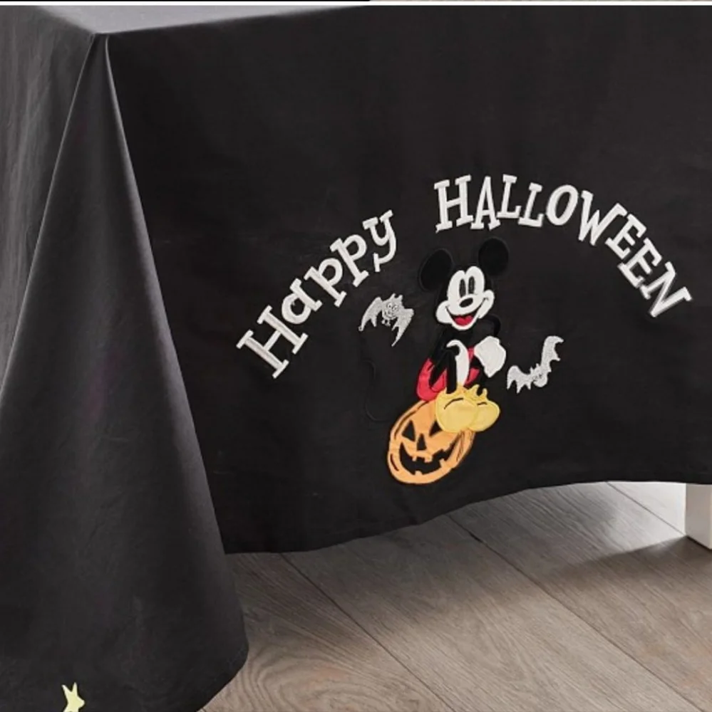 New Mickey Mouse Halloween Tablecloth Holiday Party Table Decoration Disney